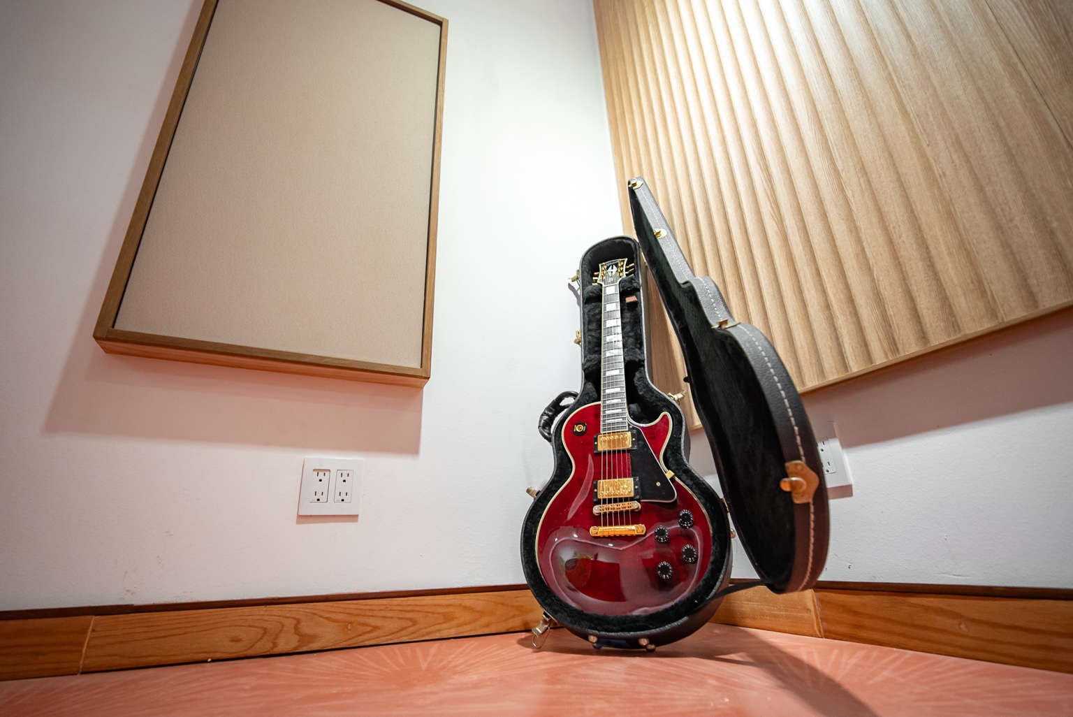 Gibson Les Paul in the Skye Palms live room
